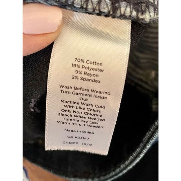 Talbots flawless five pocket dark wash skinny jeans 2p - Picture 9 of 10